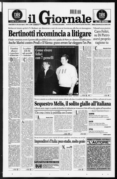 Il giornale : quotidiano del mattino